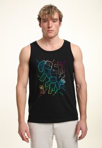 Henry Tiger MINECRAFT GRADIENT LINES TANK - Top - black