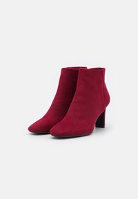 Tamaris Bottines à talons hauts - dark red