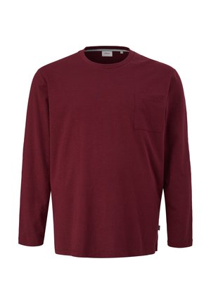 Langarmshirt - bordeaux