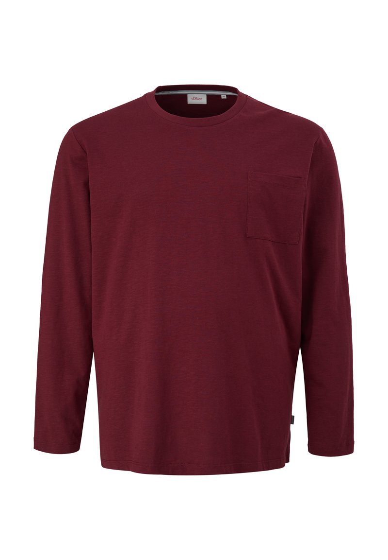 s.Oliver Langarmshirt - bordeaux
