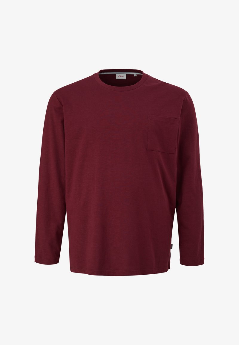 s.Oliver Langarmshirt - bordeaux