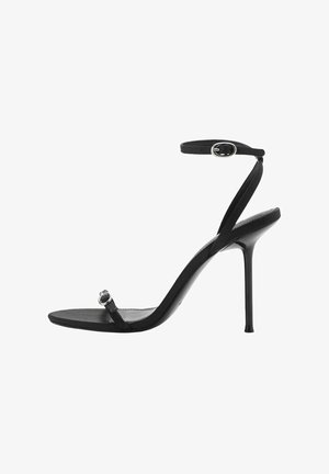 Mango Højhælede sandaletter / Højhælede sandaler - black