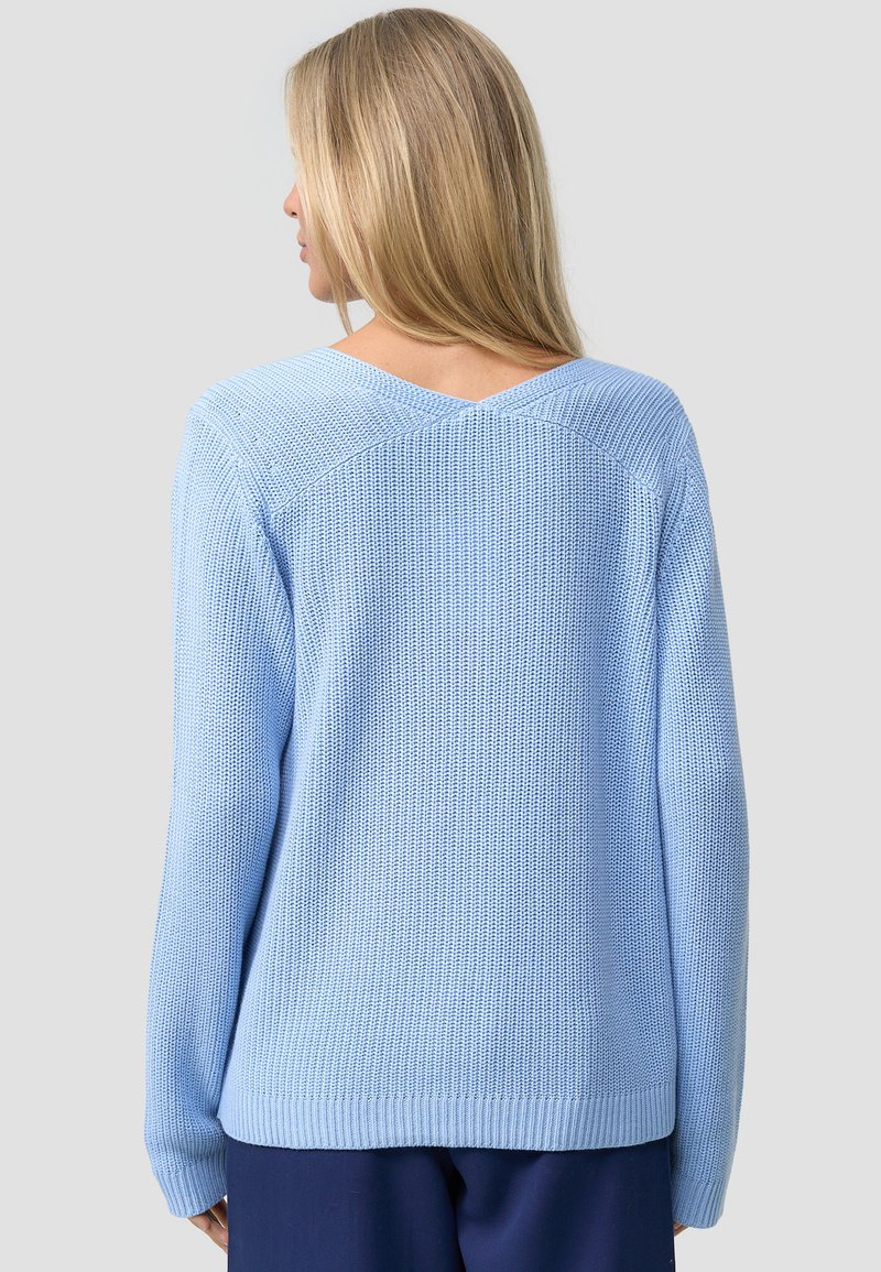 Damen Strickjacken | Re.draft Strickpullover sea side blue/blau - JE77723 Damen Strickjacken | Re.draft Strickpullover sea side blue/blau - JE77723
