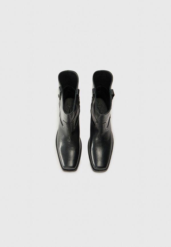 RANCH - Cowboy/biker ankle boot - nero2