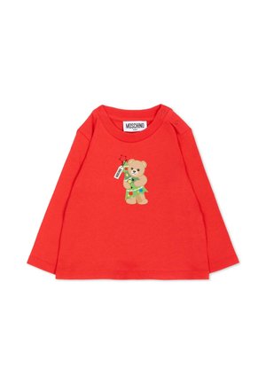MOSCHINO, T-SHIRT UNISEX - T-shirt à manches longues - red