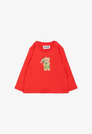 MOSCHINO, T-SHIRT UNISEX - T-shirt à manches longues - red