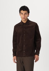 Samsøe Samsøe SADAMON SHIRT  - Marškiniai - turkish coffee