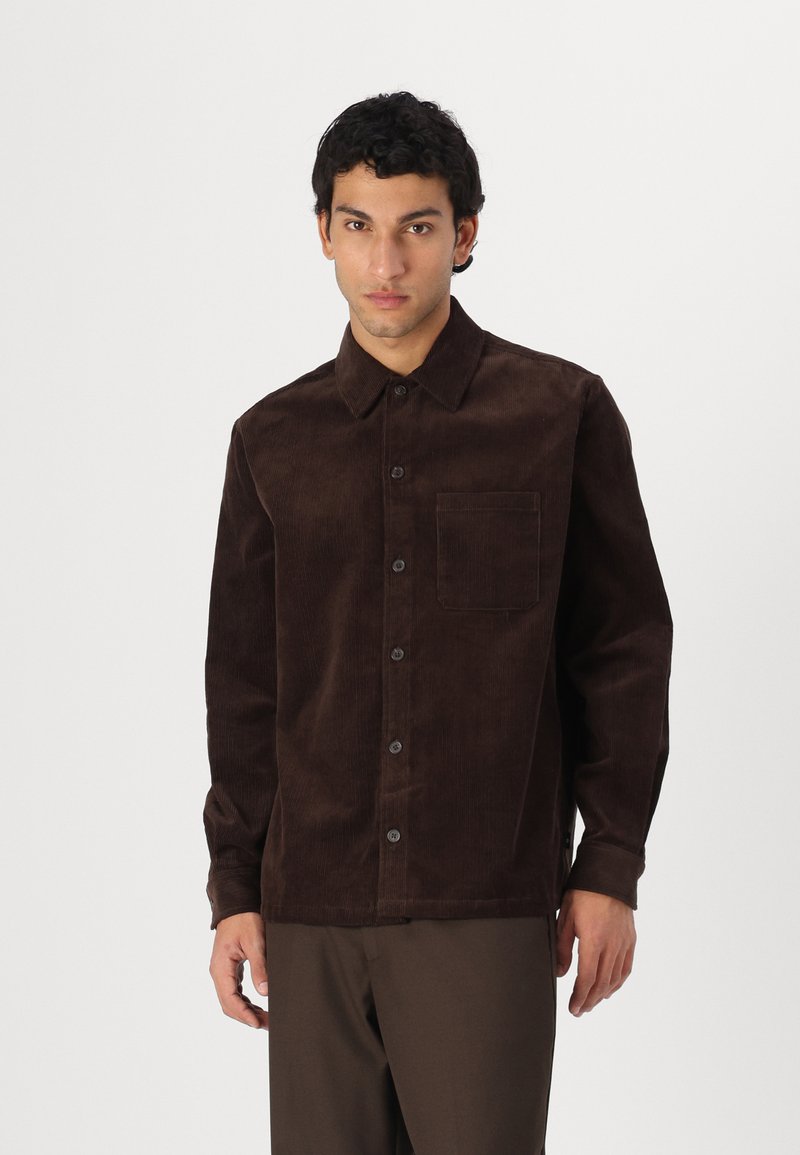 Samsøe Samsøe SADAMON SHIRT  - Marškiniai - turkish coffee
