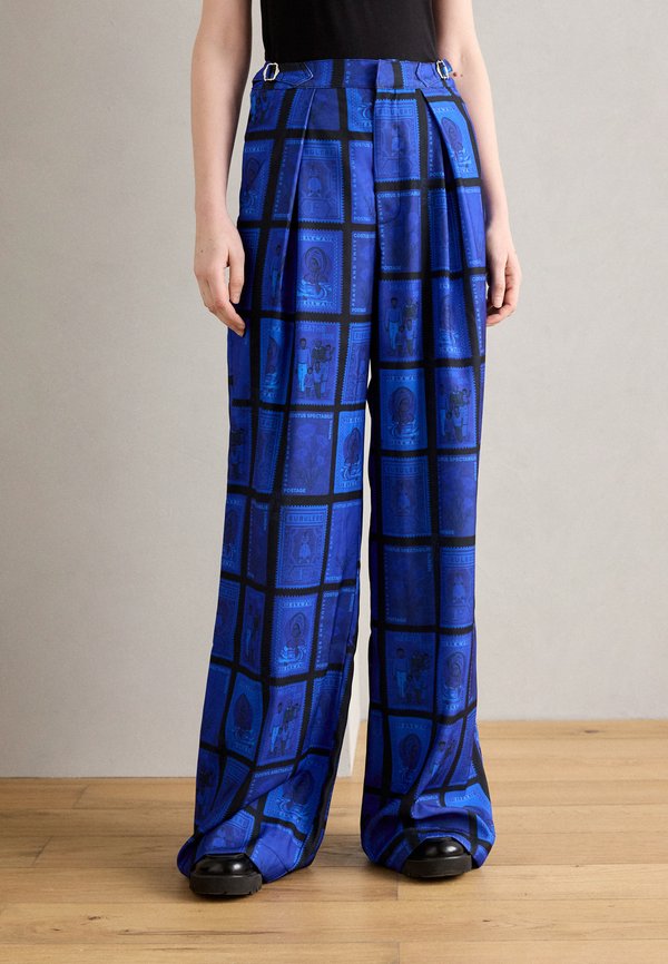 POST STAMP SET TROUSERS - Stoffhose