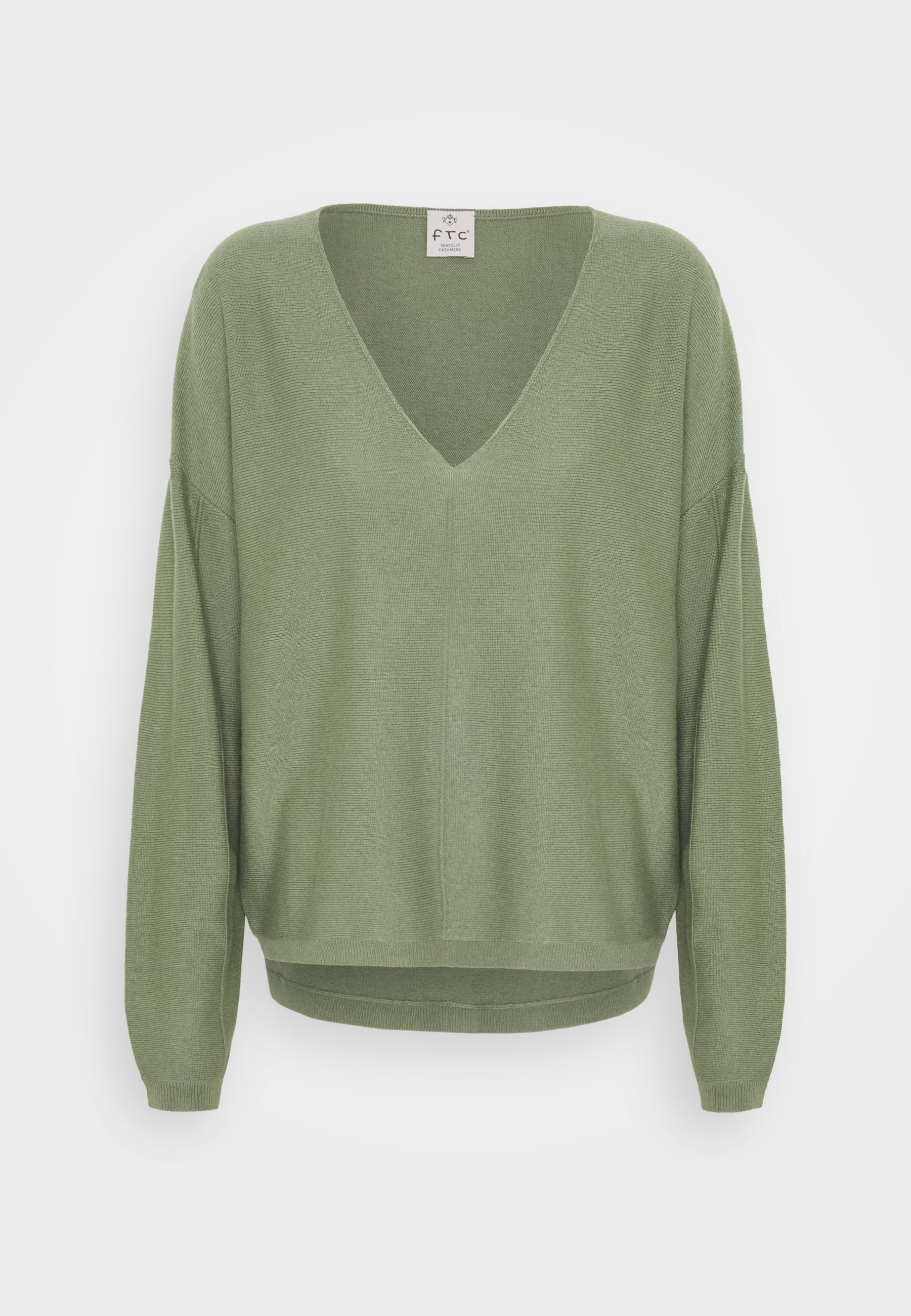 Ftc Cashmere Strickpullover Soft Olive Oliv Zalando De
