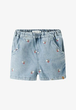 Lil' Atelier SHORTS LOOSE FIT - Farmer rövidnadrágok - medium blue denim