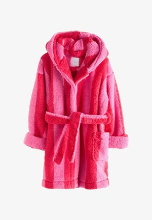 REGULAR FIT - TEDDY - Kućni ogrtač - pink/red stripe