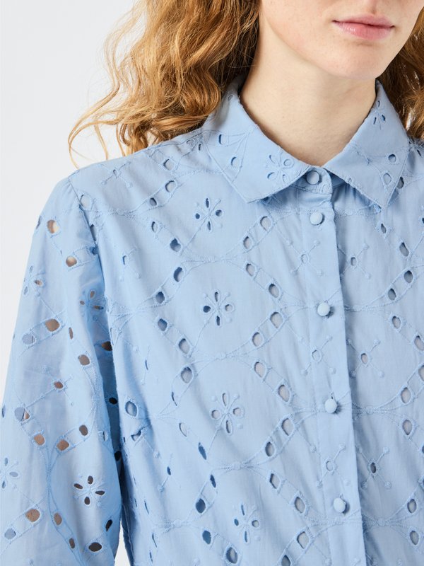 YASSAVANNO LONG SHIRT DRESS - Shirt dress - clear sky3