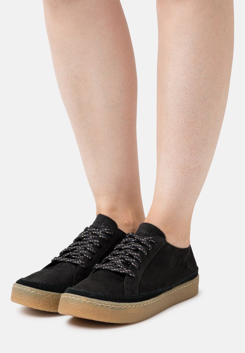 Clarks BARLEIGH LACE - Trainers - black - Zalando.co.uk