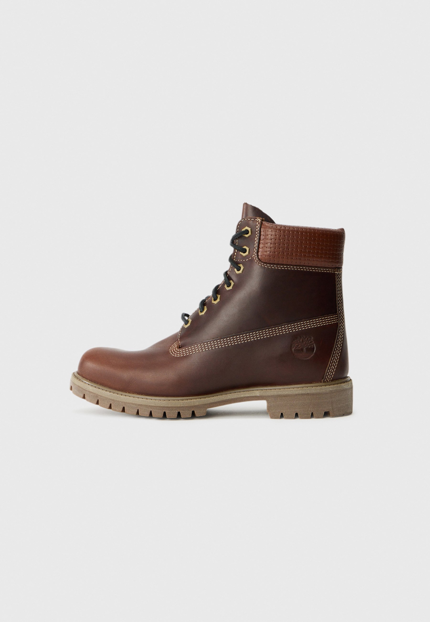 Timberland‎ Ankle Boots Leather Lace Up Padded Collar Brown Casual Size 9 Timberland Premium 6 main image 3