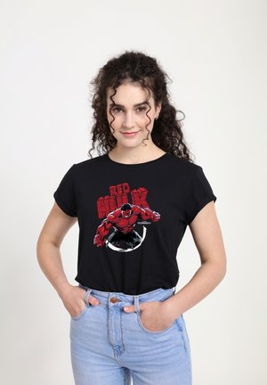 CAPTAIN AMERICA BRAVE NEW WORLD HULK CIRCLE STONE - Print T-shirt - black
