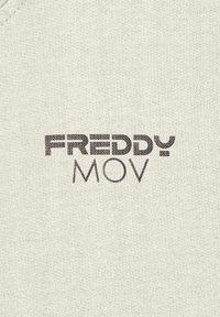 Freddy CON DETTAGLI - Felpa con zip - cream zebraanimaliermulticolor