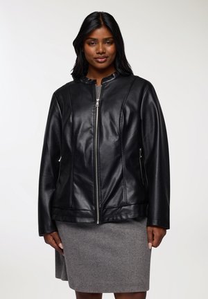 Giacca in similpelle - nero