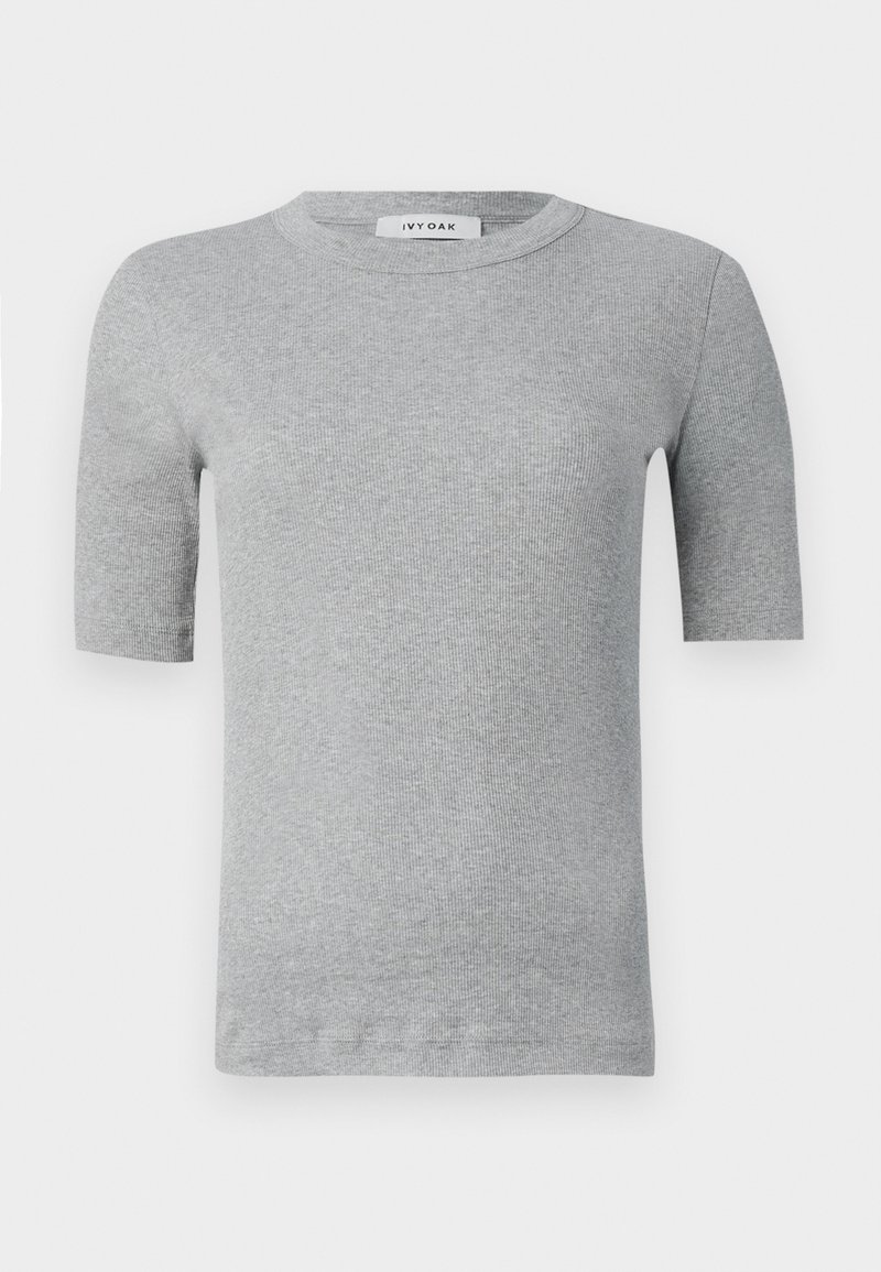 IVY OAK IOKRISTIN - Lihtne T-särk - grey mélange/hall - Zalando.ee