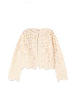 Oltre, CARDIGAN CORTO - Cardigan - bianco