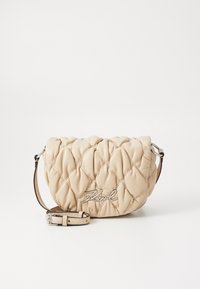 KARL LAGERFELD SIGNATURE KUILT - Borsa a tracolla - trench beige