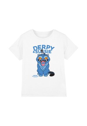 NETFLIX, KPOP DEMON HUNTERS DERPY AND SUSSIE DELIVERY UNISEX - Print T-shirt - white
