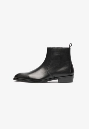 LEATHER - Støvletter - black