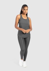 Smilodox MEGGY RACERBACK TOP - Top - anthrazit