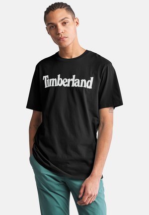 Timberland KENNEBEC RIVER LINEAR - Print T-shirt - black