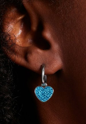 Lucardi Oorbellen - silver-coloured aqua