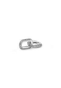Pandora STYLING  PAVÉ  DOUBLE LINK - Talizman - silver coloured