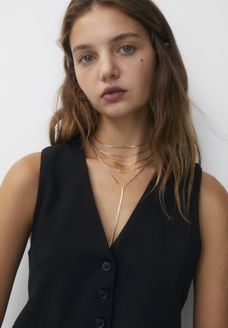 PULL&BEAR LARIAT NECKLACE Necklace gold coloured/goldcoloured