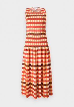 ADELA DRESS - Rochie de zi - multiberry/orange/off white