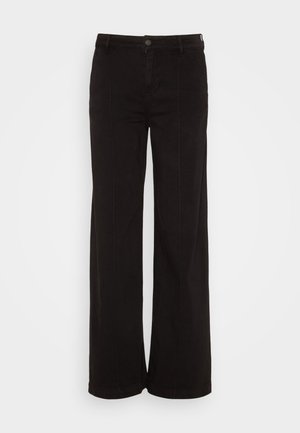 American Eagle, BAGGY WIDE LEG - Wide leg - black wash