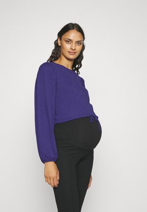 MAMALICIOUS MLBARI CROP  - T-shirt à manches longues - astral aura