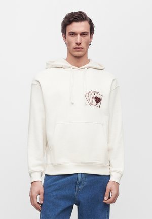 HUGO, DEWERHOOD - Sweat à capuche - natural