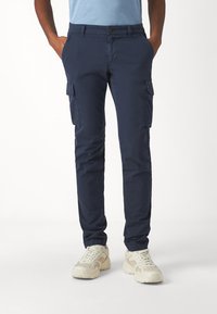 Mason's - Pantaloni cargo - dark blue Imagine miniatură 1