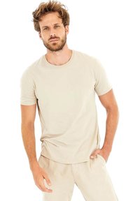 Guess Jednoduché tričko - beige