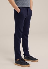 WE Fashion Tygbyxor - blue