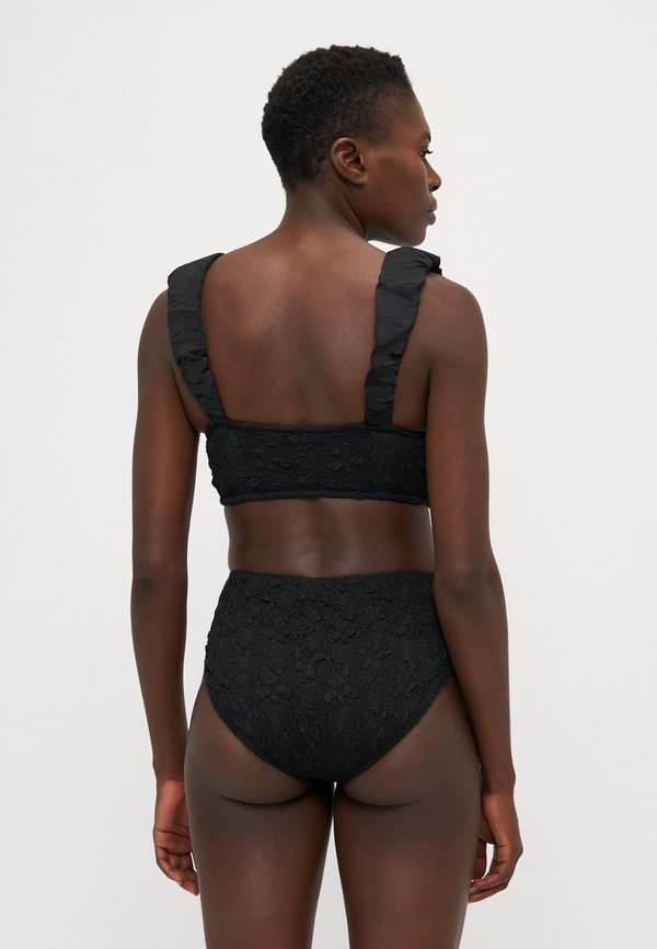 SLONE SOLID SMOCKED HIGH WAISTED BOTTOM - Bikini bottoms4