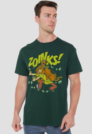 Cotton Soul, SCOOBY DOO ZOINKS - Print T-shirt - dark green