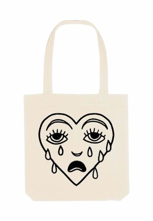 CRYINGHEART PRINT - Cabas - off-white