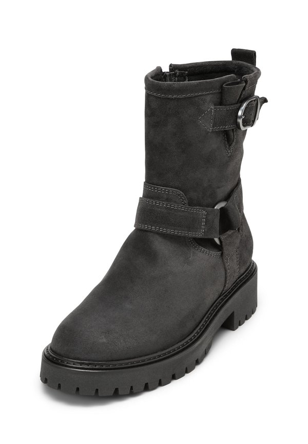 PHIA - Platform ankle boots - dark graphite2