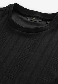 Next VERTICAL STRIPE-REGULAR FIT - T-shirts print - dark black