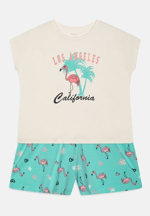 Name it NKFNIGHTSET FLAMINGOS SET - Pyjama - pool blue