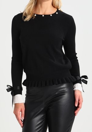 Strickpullover - black