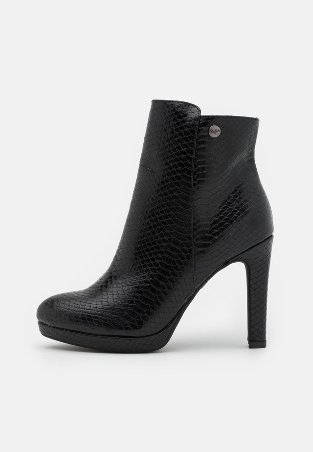 VEGAN ROXANA - Højhælede støvletter - black