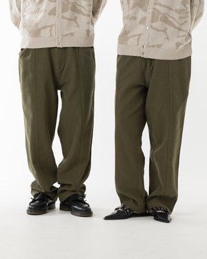 STRIPES PANT UNISEX - Stoffhose - green