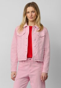 s.Oliver MIT SEITLICHEN EINGRIFFTASCHEN - Spijkerjas - zartrosa