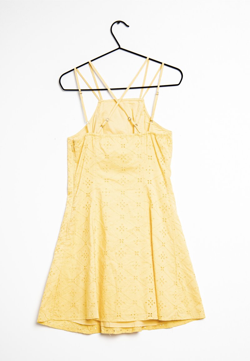 green emerald velvet dress Black & Yellow Plaid Hollister Summer Dress – DESERT MOSS VINTAGE main image 1
